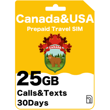 Canada Prepaid Travel SIM Card - AT&T