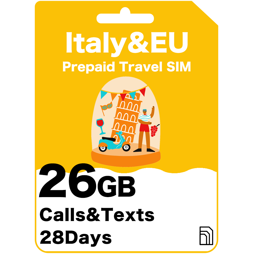 Italy-Europe travel SIM card