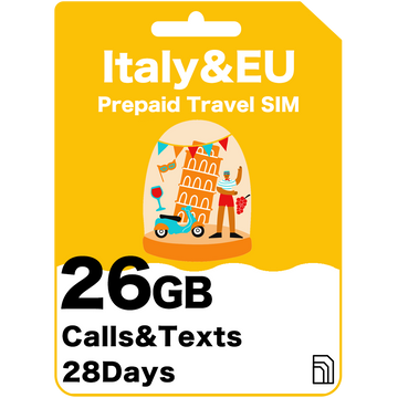 Italy-Europe travel SIM card