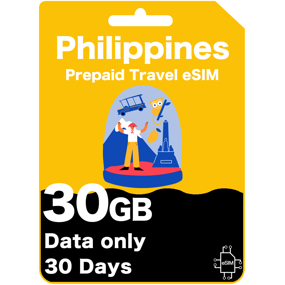 Philippinen Prepaid Reise-eSIM Karte