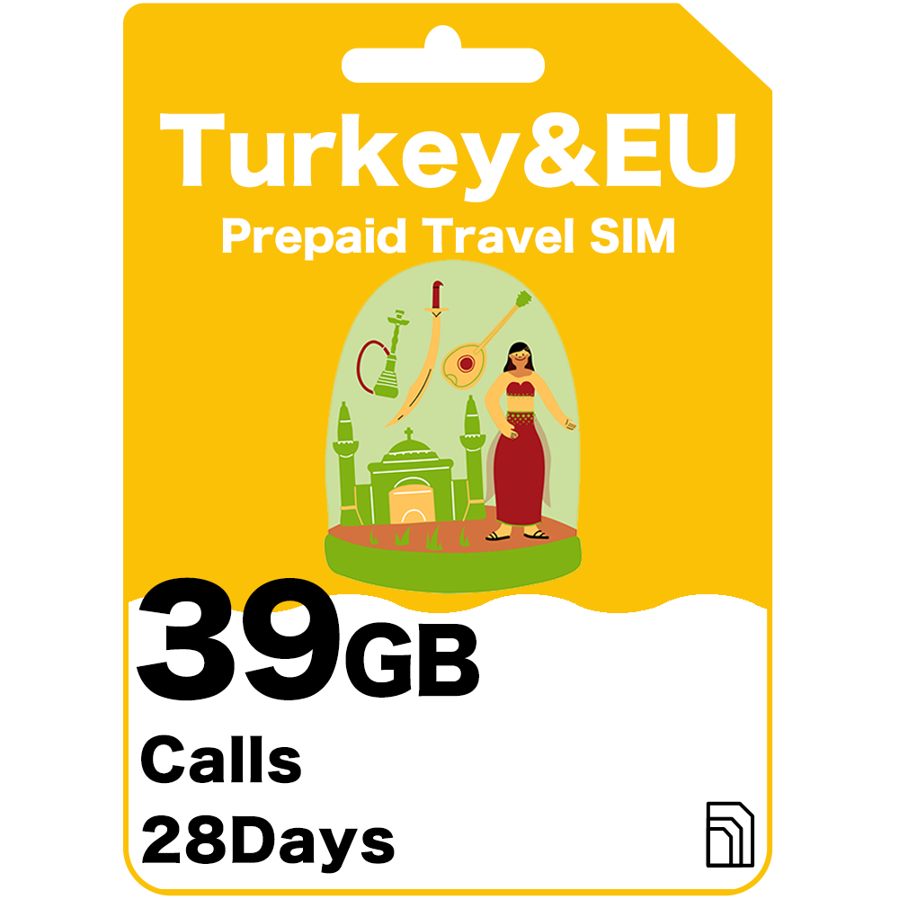 Turkey Europe Travel SIM Card