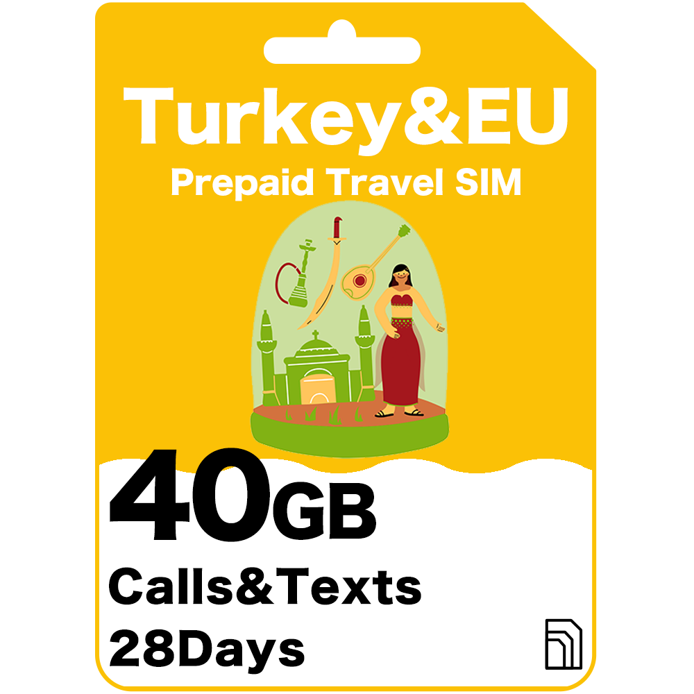 Turkey Europe Travel SIM Card